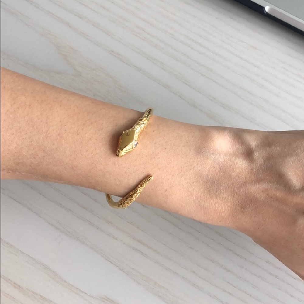 Jennifer Fisher crystal snake Cuff